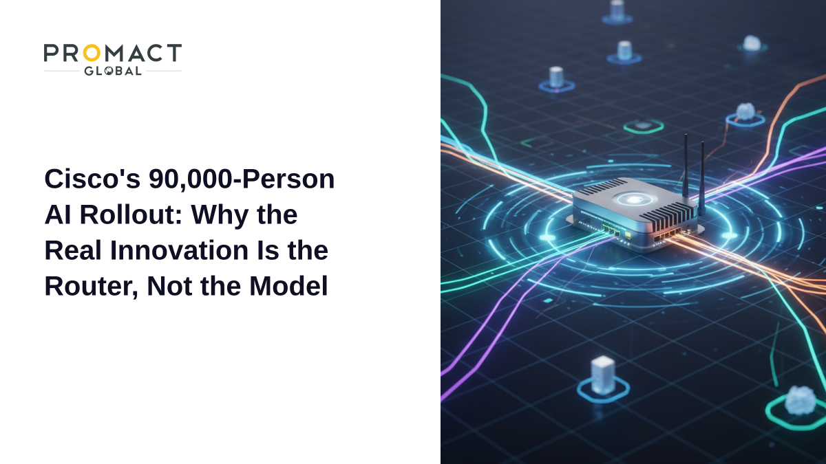 Cisco's 90,000-Person AI Rollout: Why the Real Innovation Is the Router, Not the Model