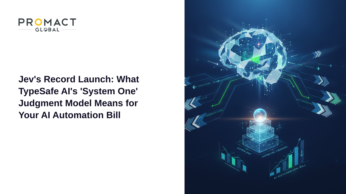 Jev's Record Launch: What TypeSafe AI's 'System One' Judgment Model Means for Your AI Automation Bill