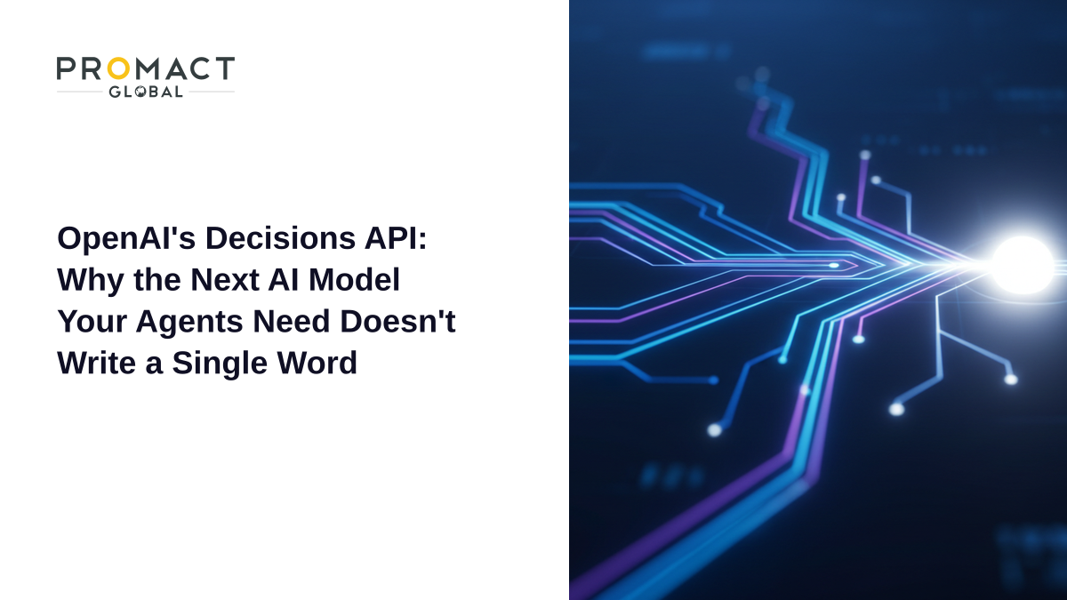 OpenAI's Decisions API: Why the Next AI Model Your Agents Need Doesn't Write a Single Word