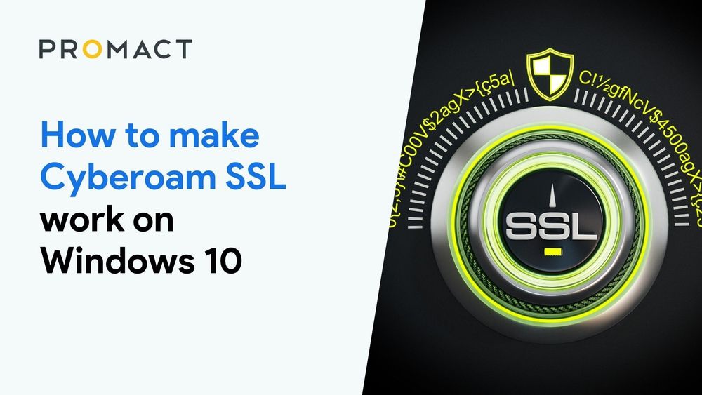 How to make Cyberoam SSL work on Windows 10