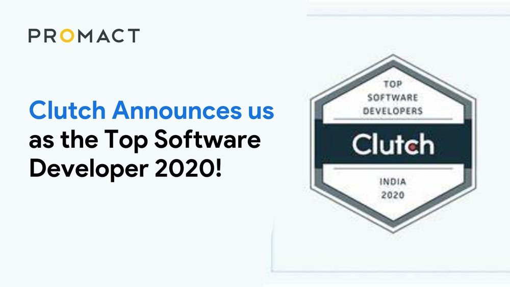 Clutch Announces us as the Top Software Developer 2020!